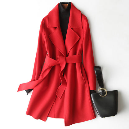 H3933 Women's cashmere coat