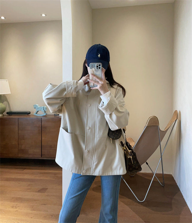 H3953 Women's trench coat