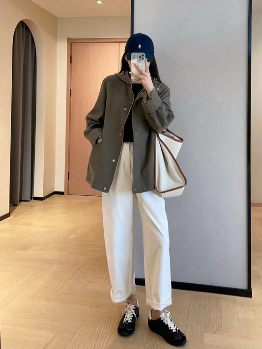 H3953 Women's trench coat