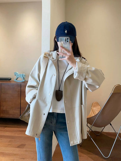 H3956 Women's trench coat