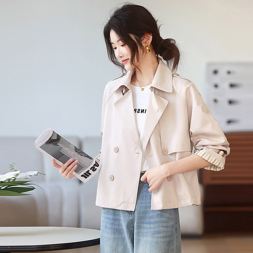 H3958 Women's trench coat