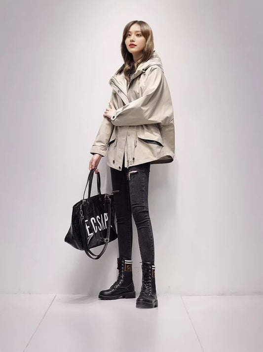 H3969 Women's trench coat