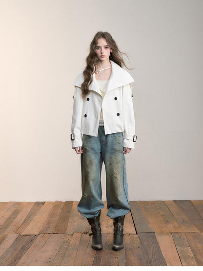 H4066 Women's trench coat