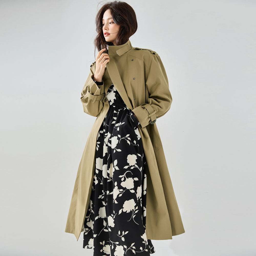 H4116 Women's trench coat