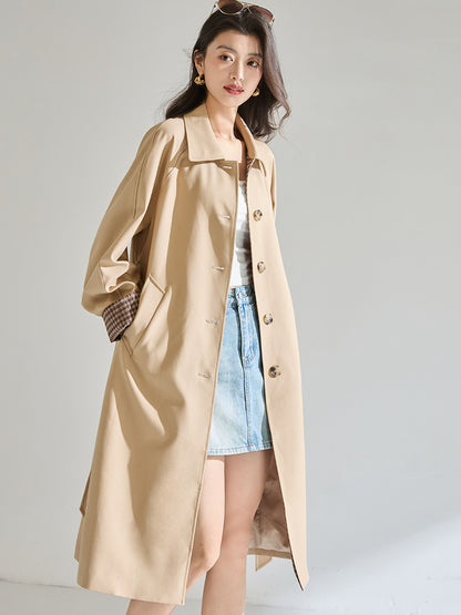 H4151 cashmere trench coat