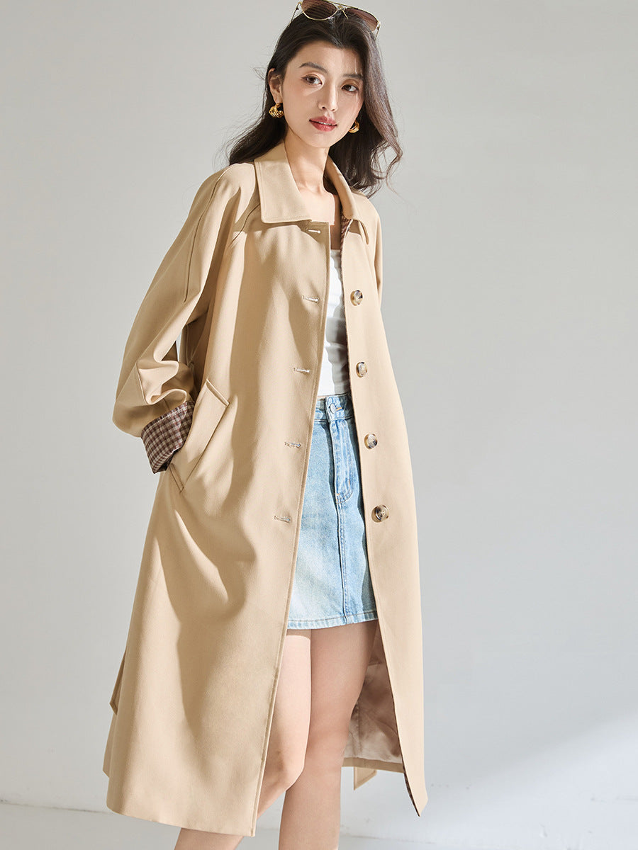 H4125 cashmere trench coat