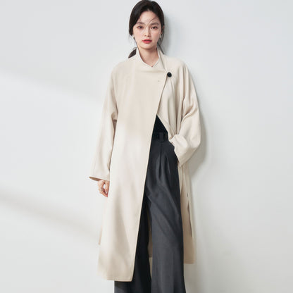 H4148 cashmere trench coat