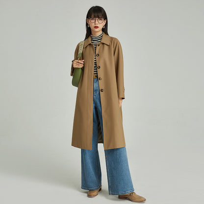 H4142 cashmere trench coat