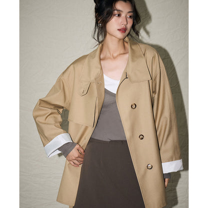 H4140 cashmere trench coat