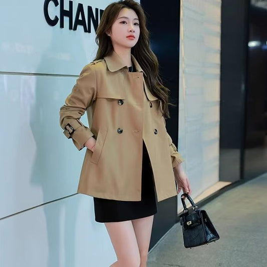 H4138 cashmere trench coat