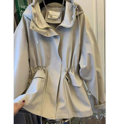 H4156 cashmere trench coat