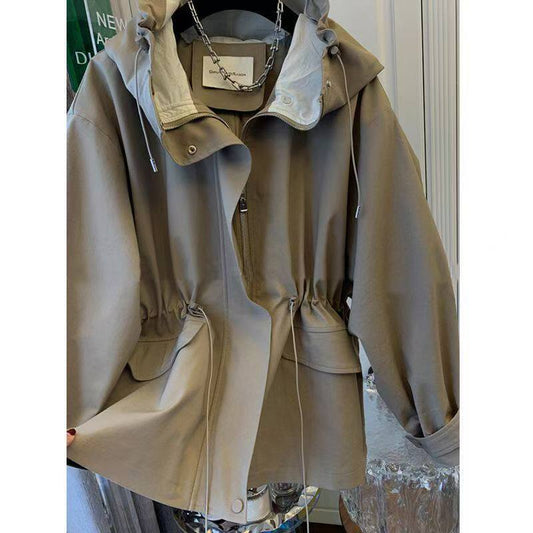 H4157 cashmere trench coat
