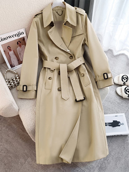H4158 cashmere trench coat