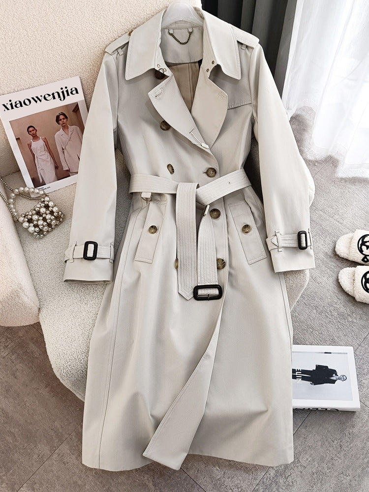 H4158 cashmere trench coat