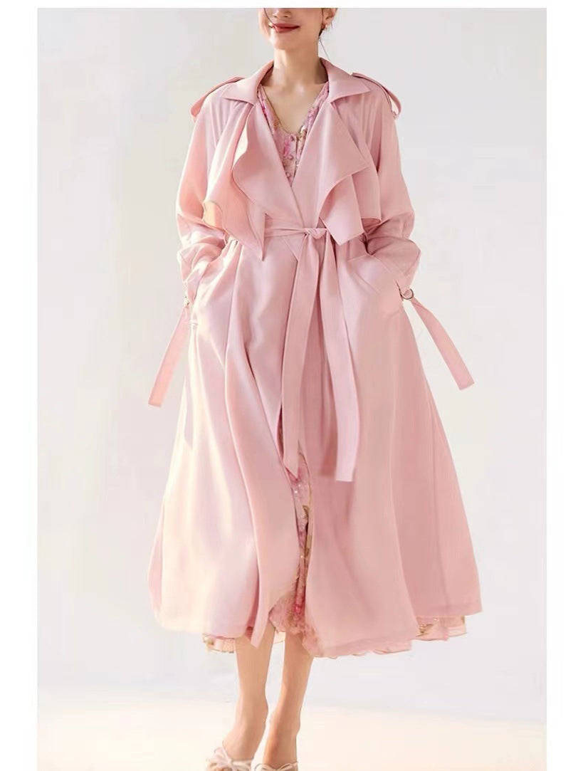 H4160 cashmere trench coat