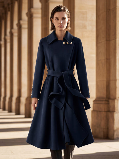 H4172 cashmere trench coat