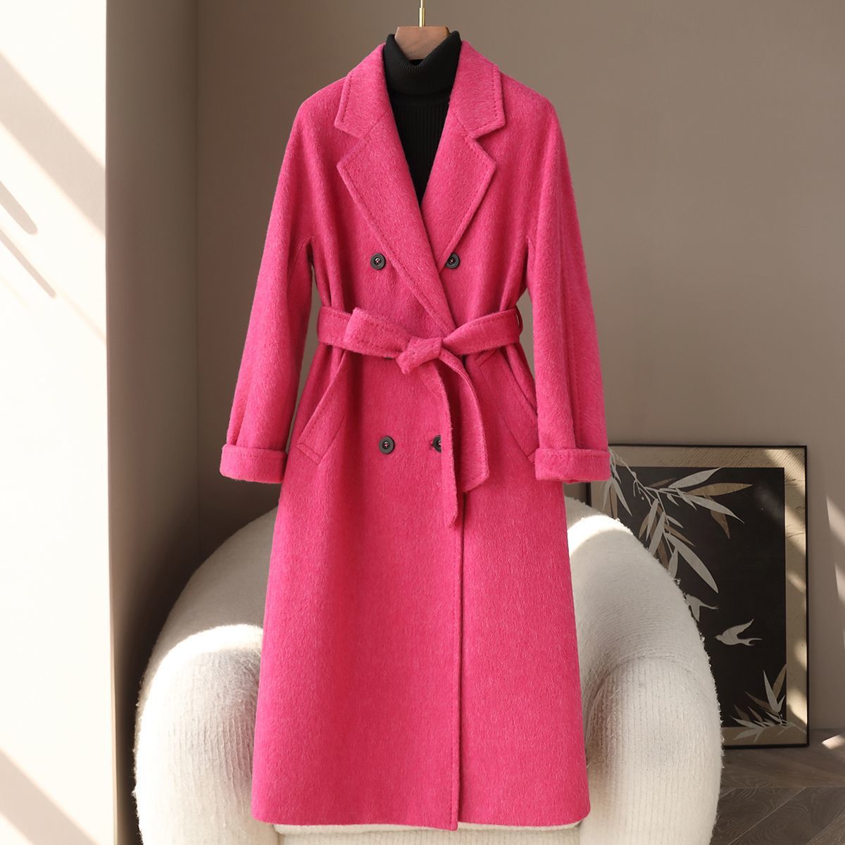 H4298 Women's wool coat