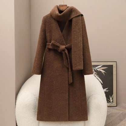 H4293 Women's wool coat