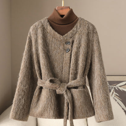 H4297 Women's wool coat