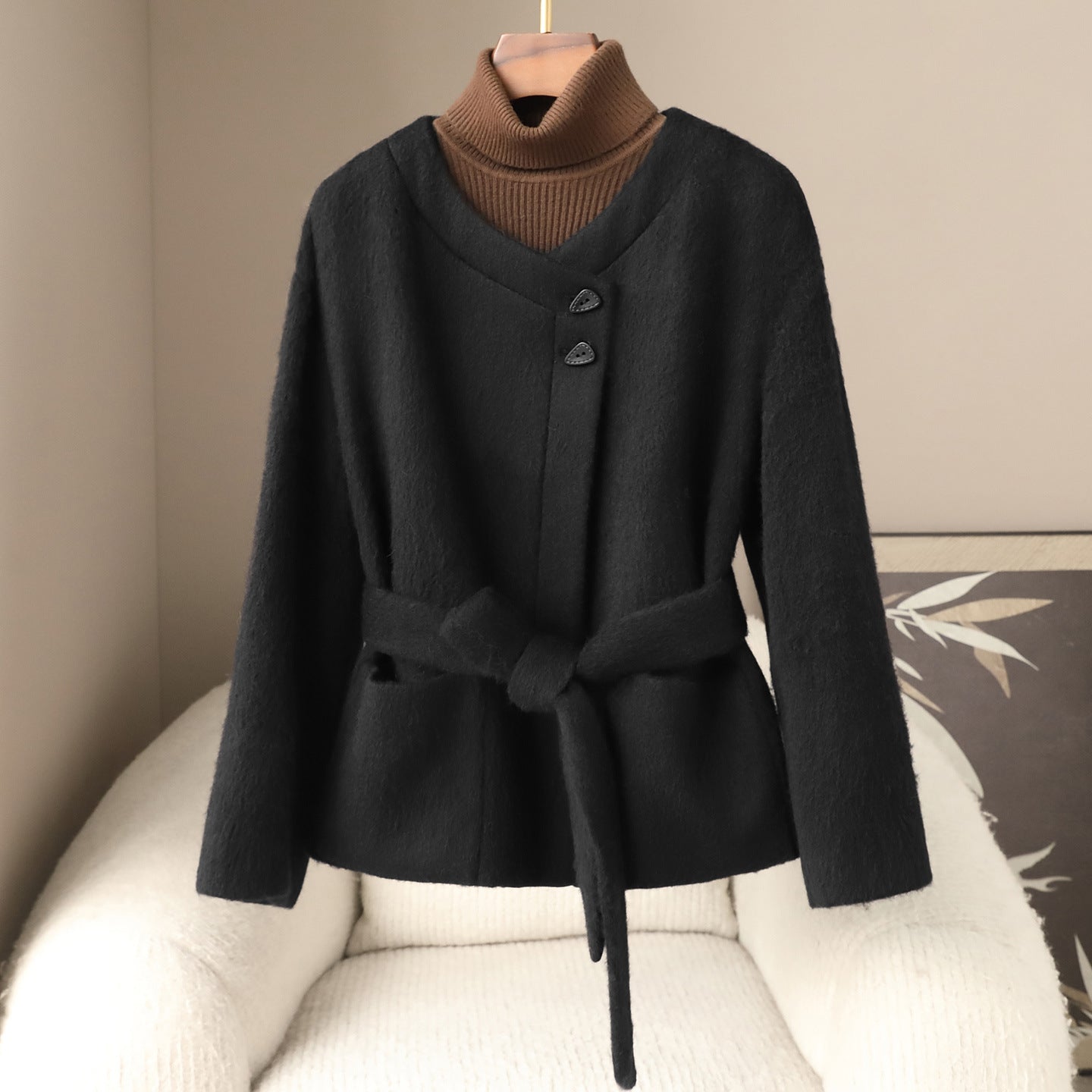 H4296 Women's wool coat