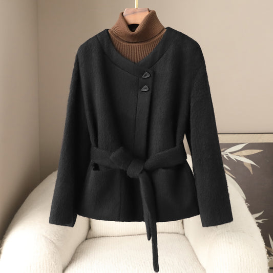 H4297 Women's wool coat