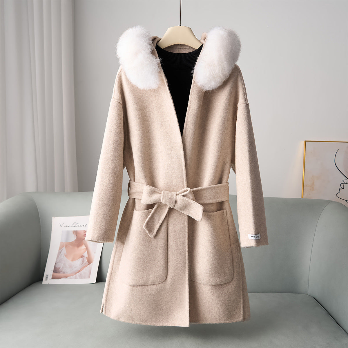 H4299 Women's wool coat