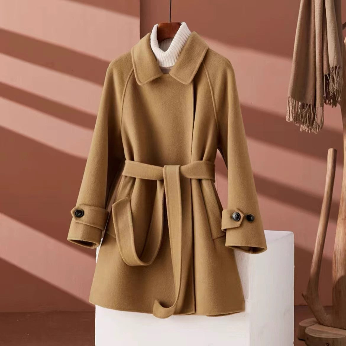 H4333 cashmere coat