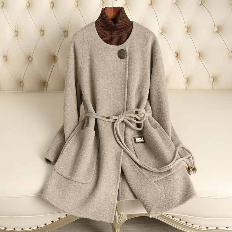 H4346 cashmere coat