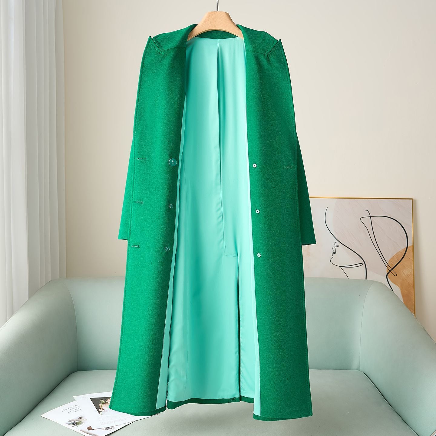 H4398 cashmere coat
