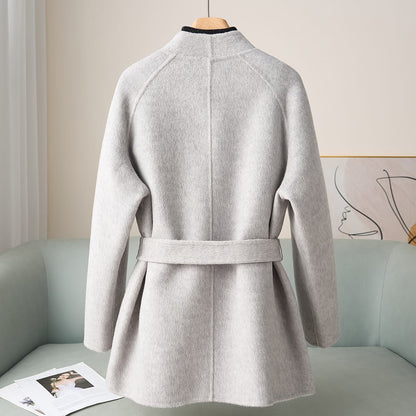 H4417 Women's cashmere coat