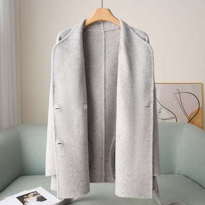 H4417 Women's cashmere coat