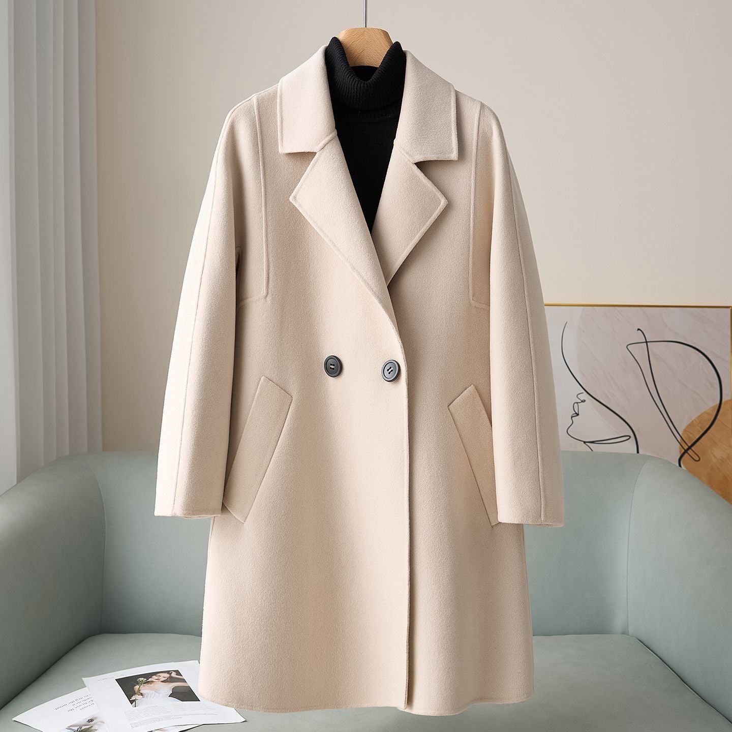 H4399 cashmere coat