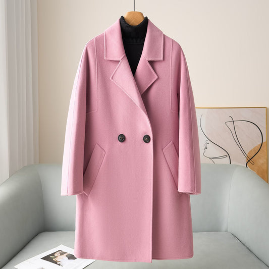 H4419 Women's cashmere coat