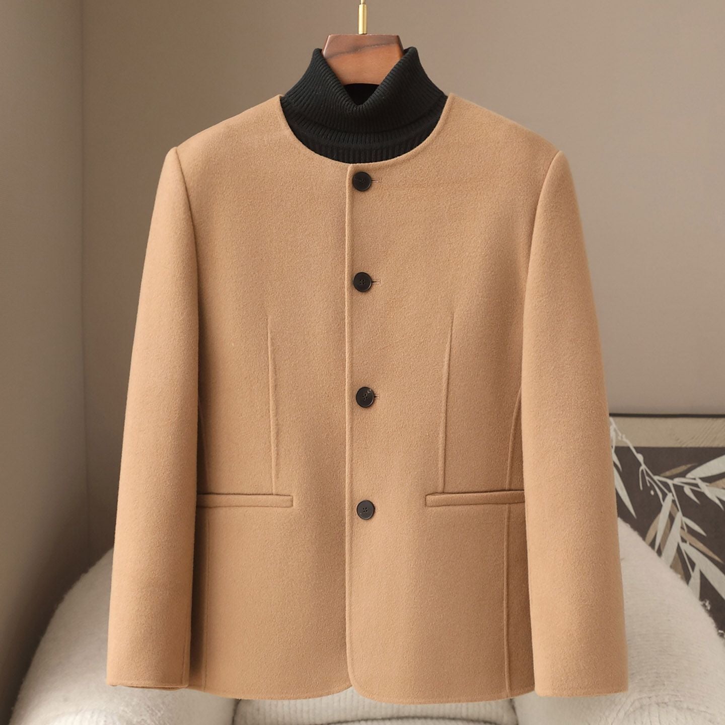H4401 cashmere coat