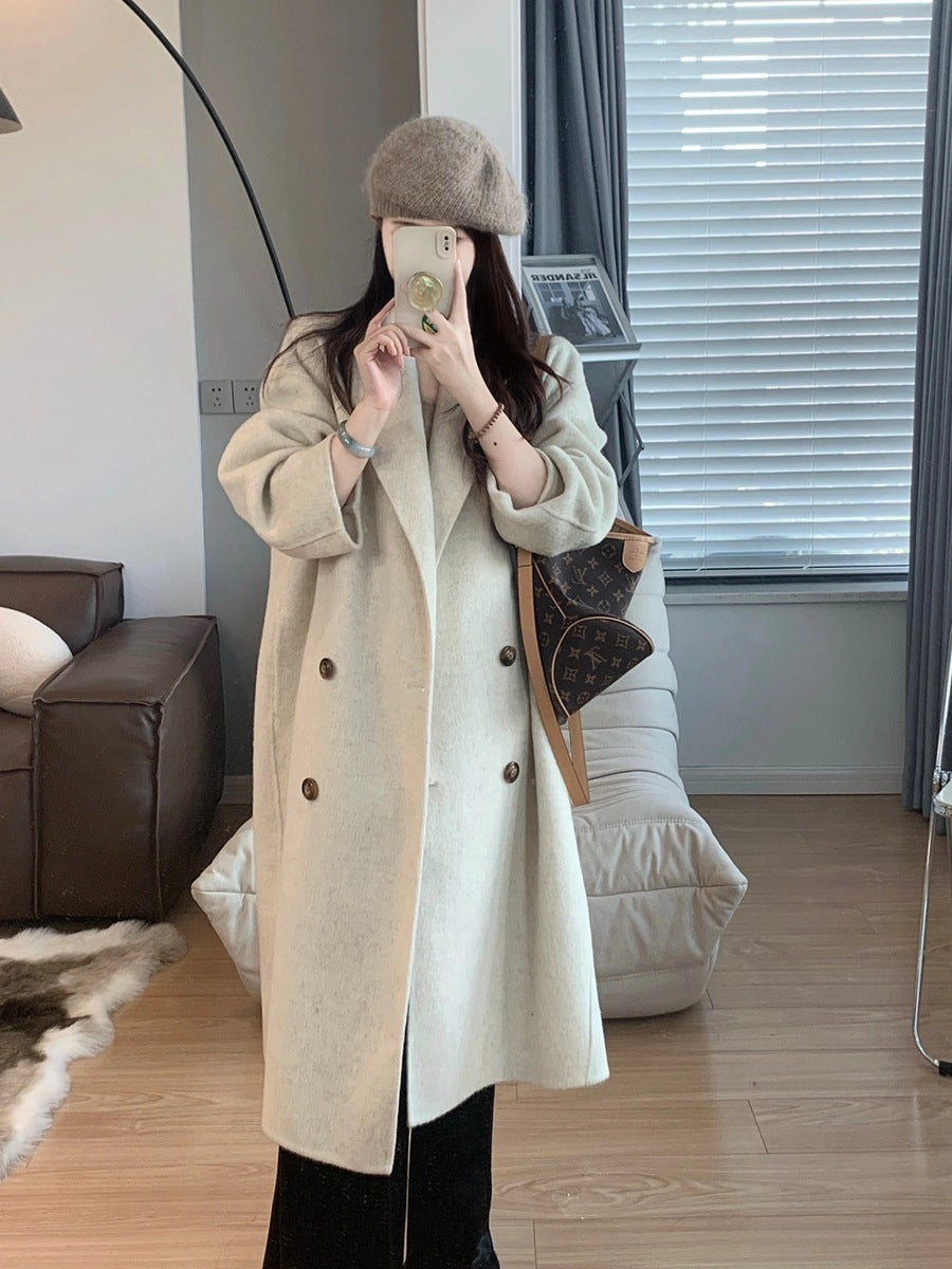 H4432 Women's cashmere coat