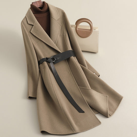 H4460 Women's cashmere coat