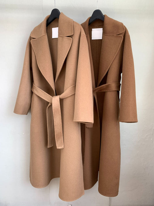 H4438 Women's cashmere coat