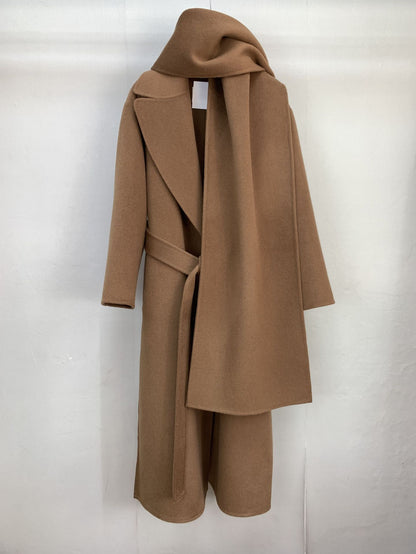 H4438 Women's cashmere coat