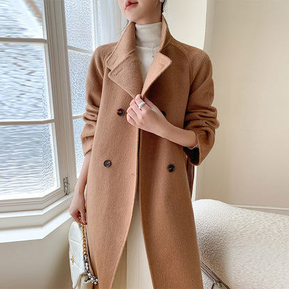 H4440 Women's cashmere coat