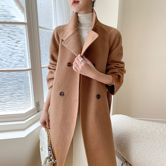 H4463 Women's cashmere coat