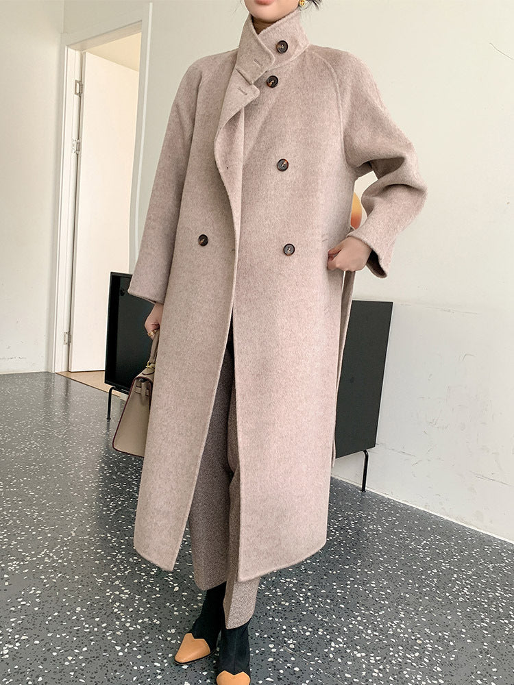 H4464 Women's cashmere coat