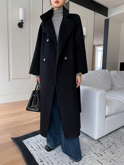 H4466 Women's cashmere coat