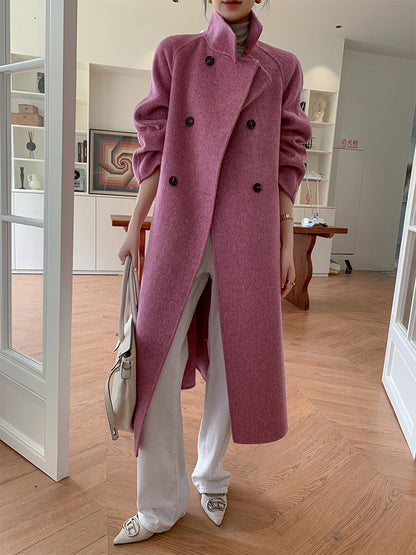 H4442 Women's cashmere coat