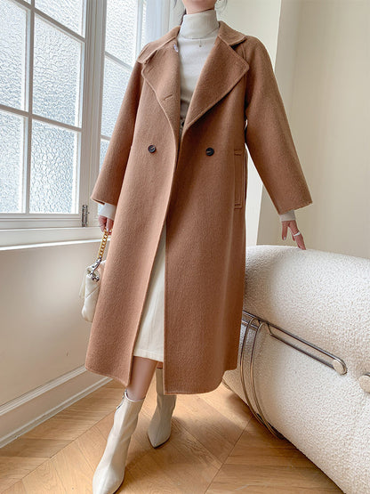 H4443 Women's cashmere coat