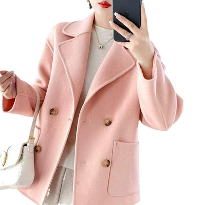 H4470 Women's cashmere coat