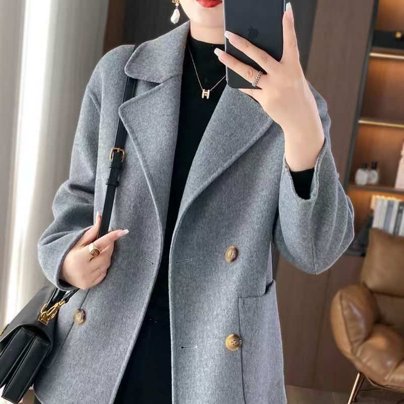 H4450 Women's cashmere coat