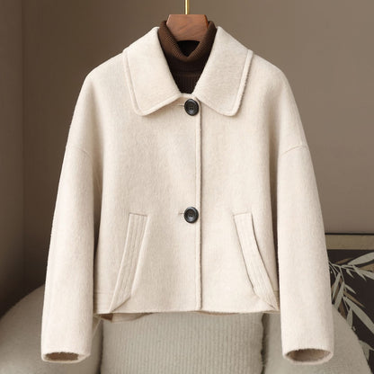 H4452 Women's cashmere coat
