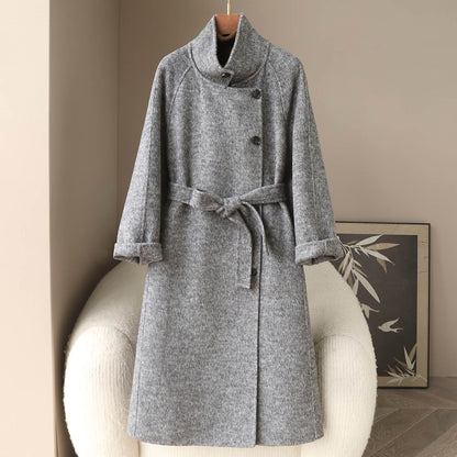 H4457 Women's cashmere coat