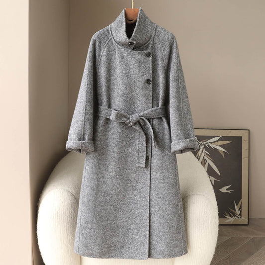 H4457 Women's cashmere coat