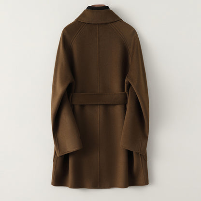 H4454 Women's cashmere coat